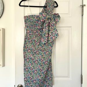 J.Crew one shoulder tie dress. Women’s size 4